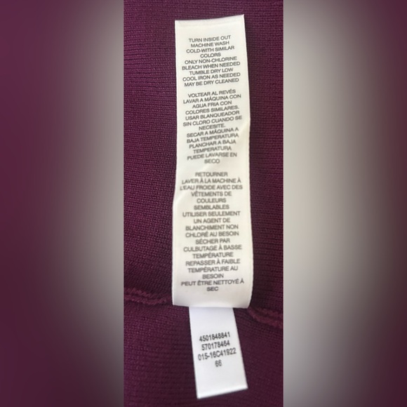 Chico's Rich Plum Long Sleeve Turtleneck - Picture 10 of 10